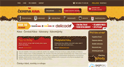 Desktop Screenshot of cerstvakava.cz